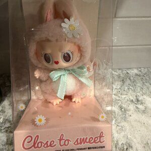 Mokoko Close to Sweet  Pink Bunny Plush Doll Labubu Monster